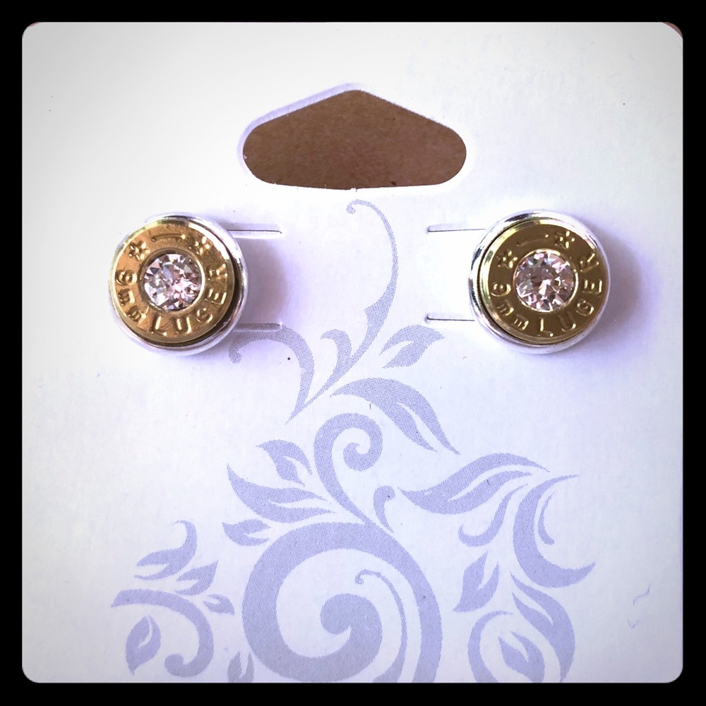 Bullet Stud Earrings